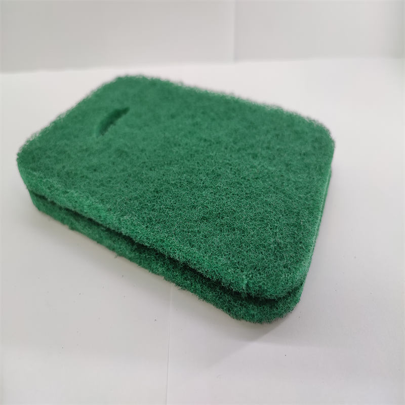 Abrasive Heavy Duty Scouring Pad With Hang Hole