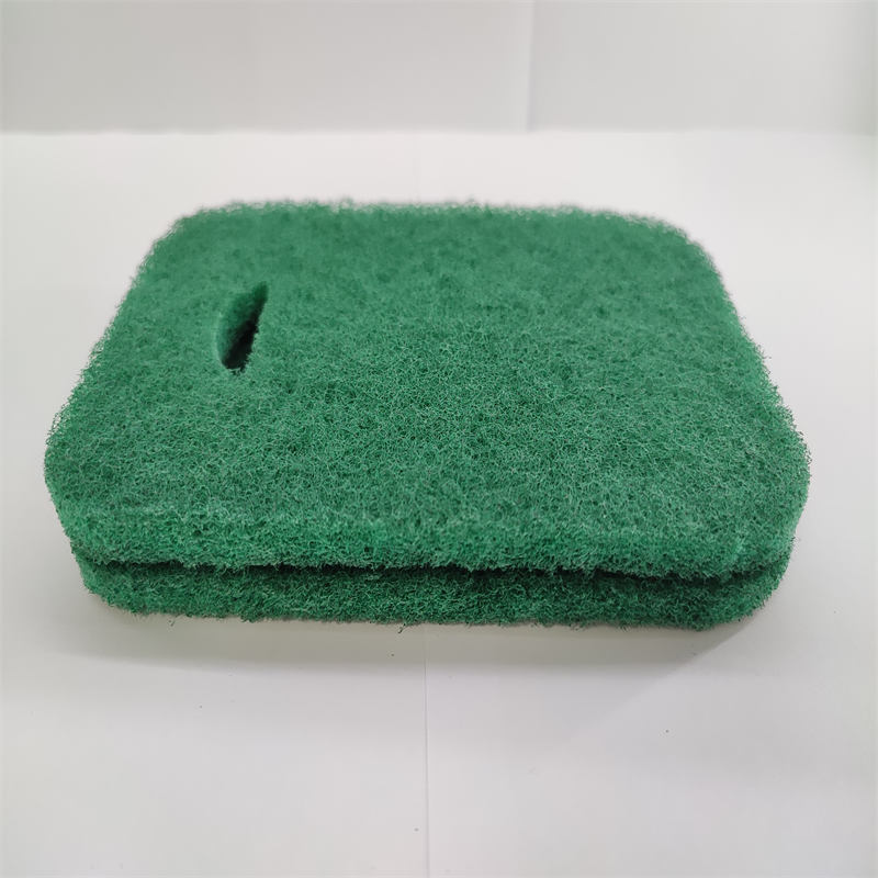 Abrasive Heavy Duty Scouring Pad With Hang Hole