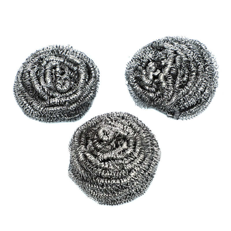 Household Kitchen Dish Washing Stainless Steel Scourer