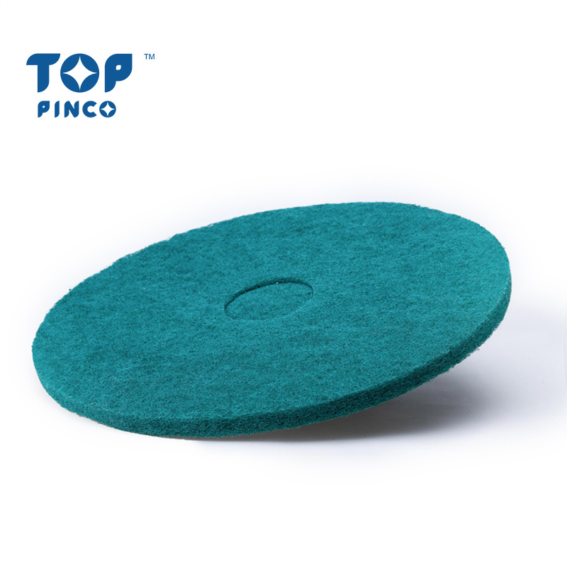 Green Floor Scrubbing Pad