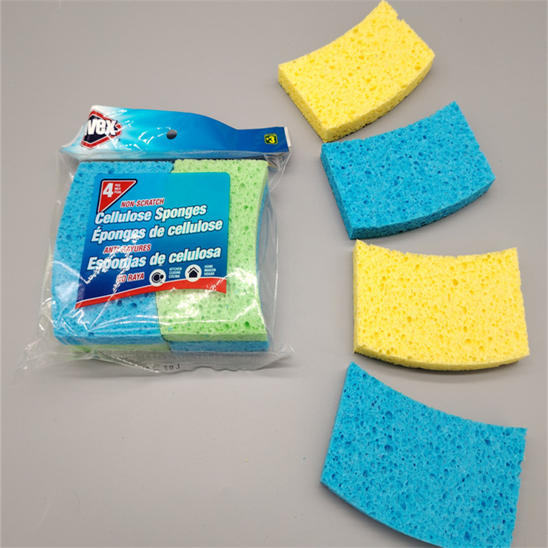 Moon Shape Cellulose Scrub Sponge