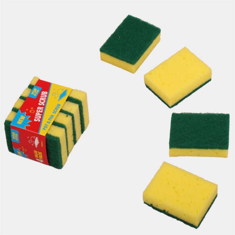 Household Heavy-Duty Sponge Scrubbers